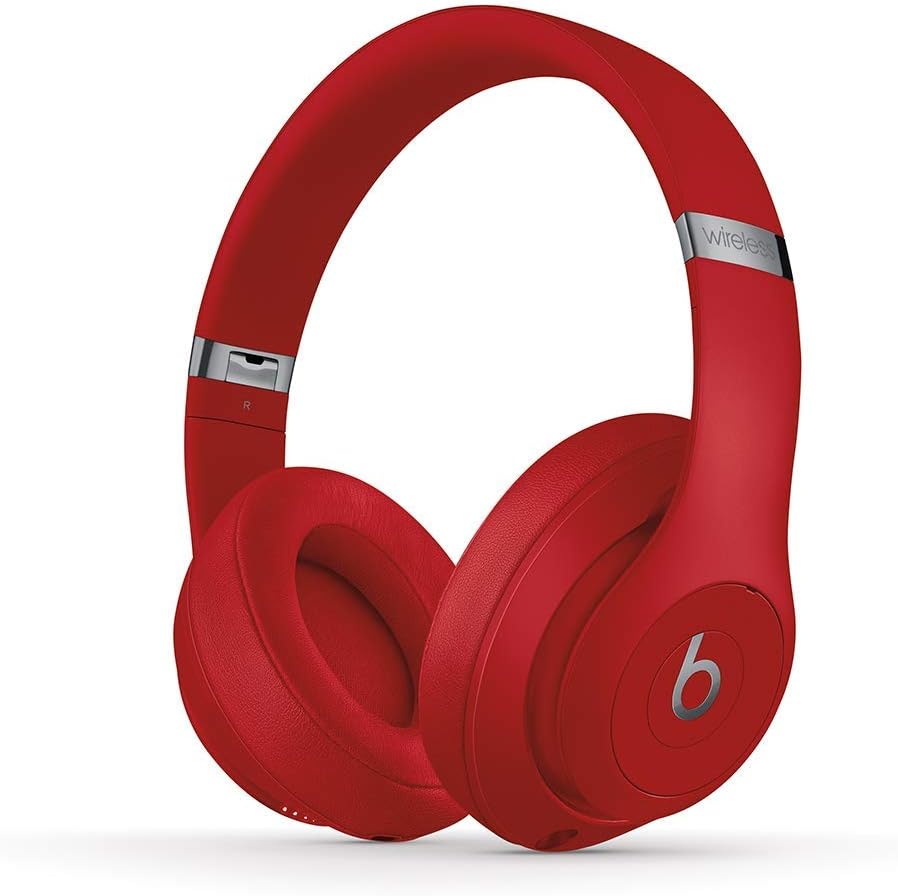 Beats Studio3 Decade Collection Wireless Over-Ear Headphones - Defiant BlackRed (Renewed)
