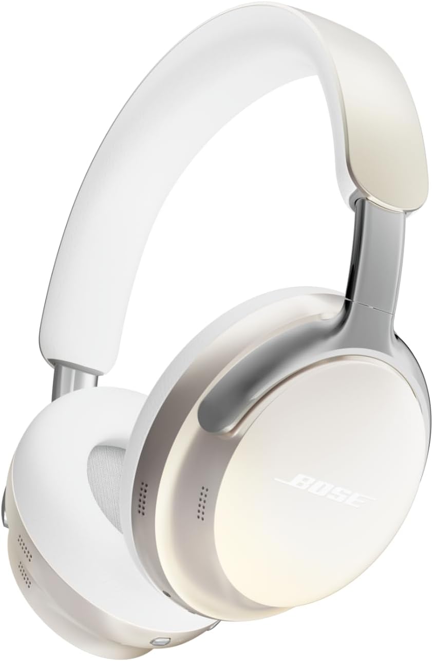 Bose QuietComfort Ultra Bluetooth Headphones, Wireless Headphones with Spatial Audio, Over Ear Noise Cancelling with Mic, Up to 24 Hours of Playtime, Black