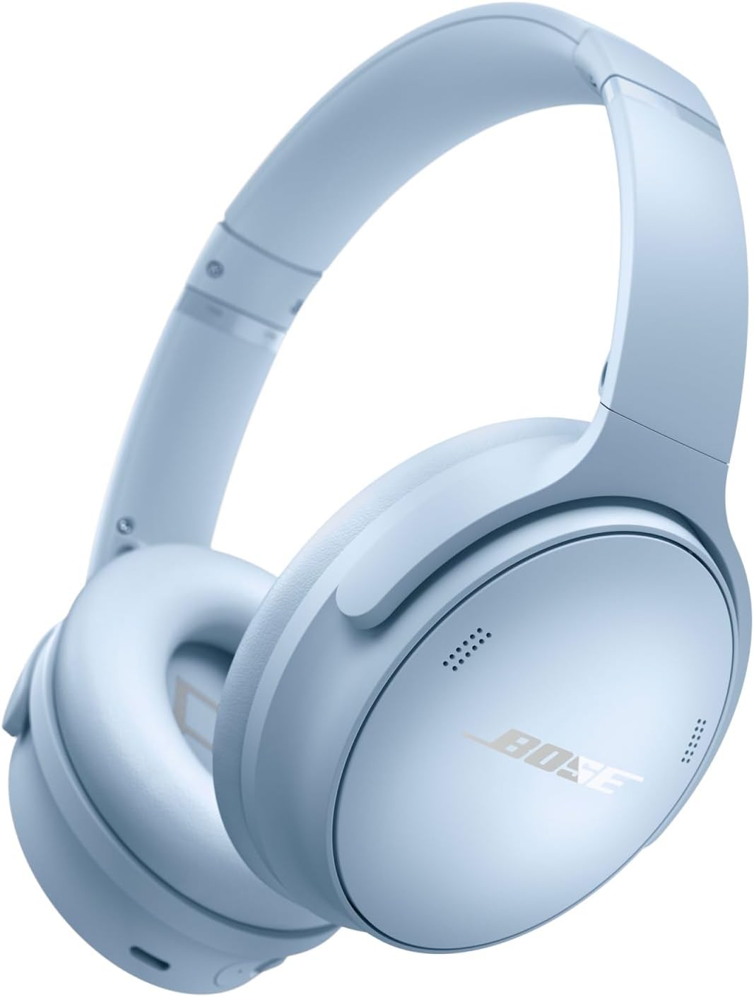 Bose QuietComfort Wireless Noise Cancelling Headphones, Bluetooth Over Ear Headphones with Up to 24 Hours of Battery Life, White Smoke (Renewed)