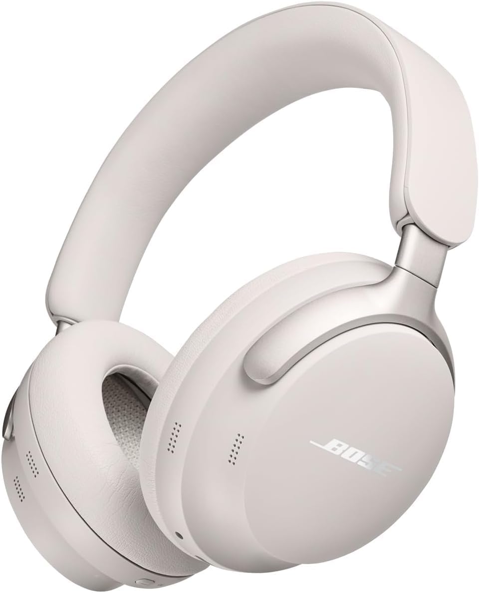 Bose QuietComfort Ultra Bluetooth Headphones, Wireless Headphones with Spatial Audio, Over Ear Noise Cancelling with Mic, Up to 24 Hours of Playtime, Black