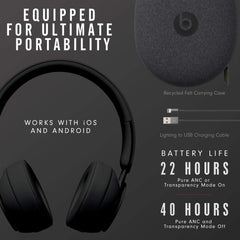 Beats Solo Pro Wireless Noise Cancelling On-Ear Headphones  (Renewed)